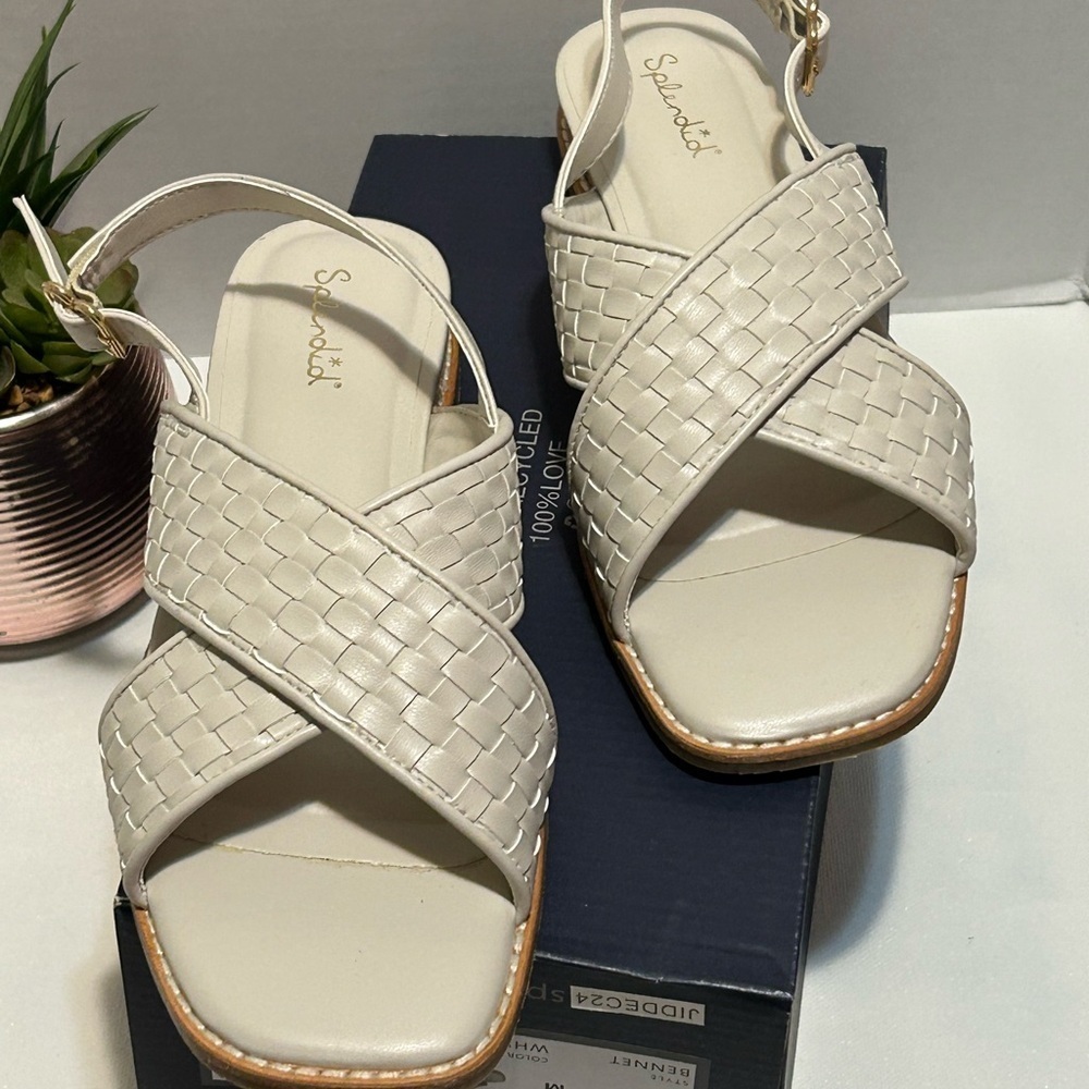 Splendid Women's Cream Woven Sandals